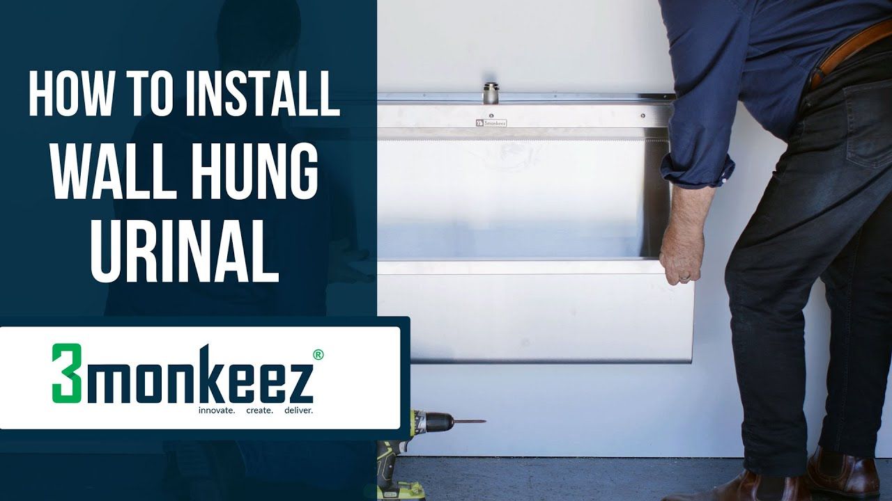 3monkeez | How to install Wall Hung Urinal