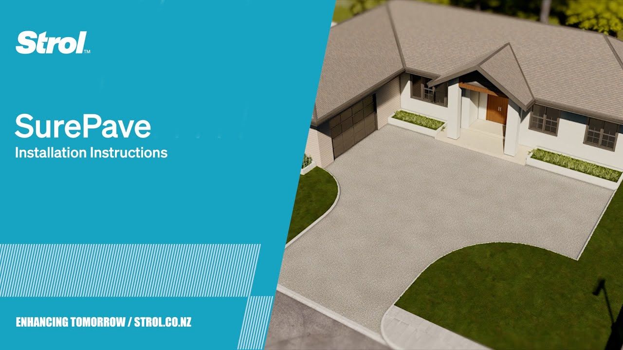 Strol SurePave | Installation Instructions