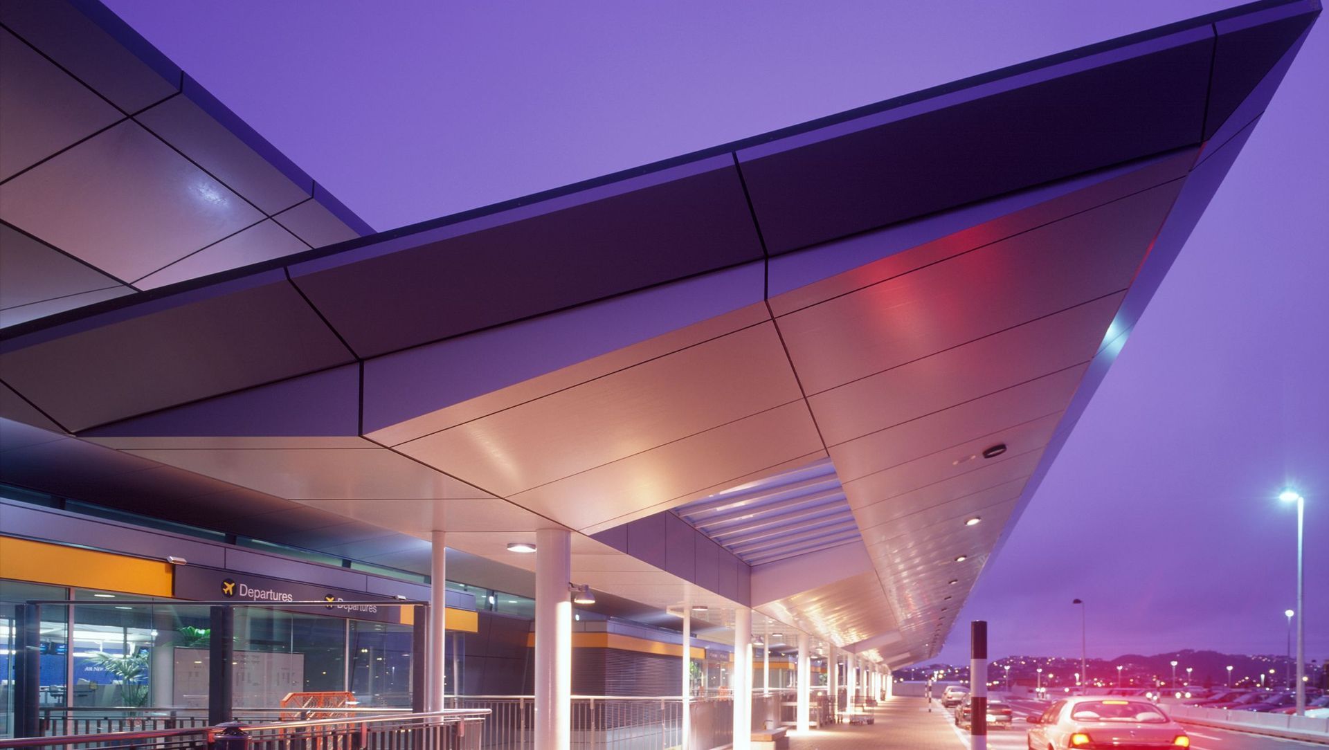 Wellington International Airport banner