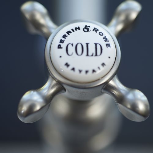 Perrin & Rowe Mayan Bibcock Tap With Crossheads