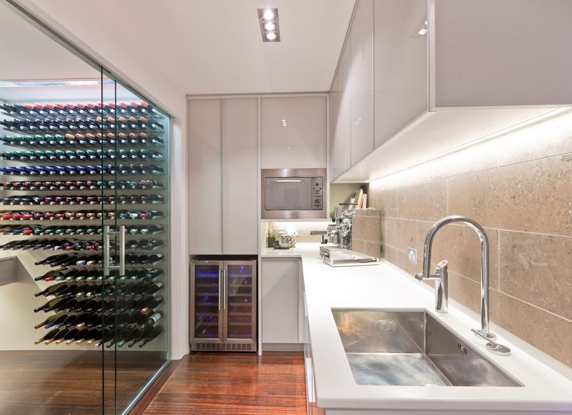 Epsom Wine Cellar, Butlers Pantry and Kitchen