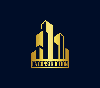 F.A Construction company logo