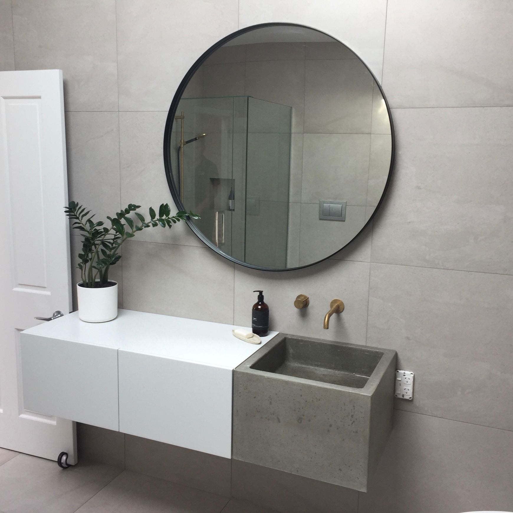 Custom Bathroom Cabinetry Solution