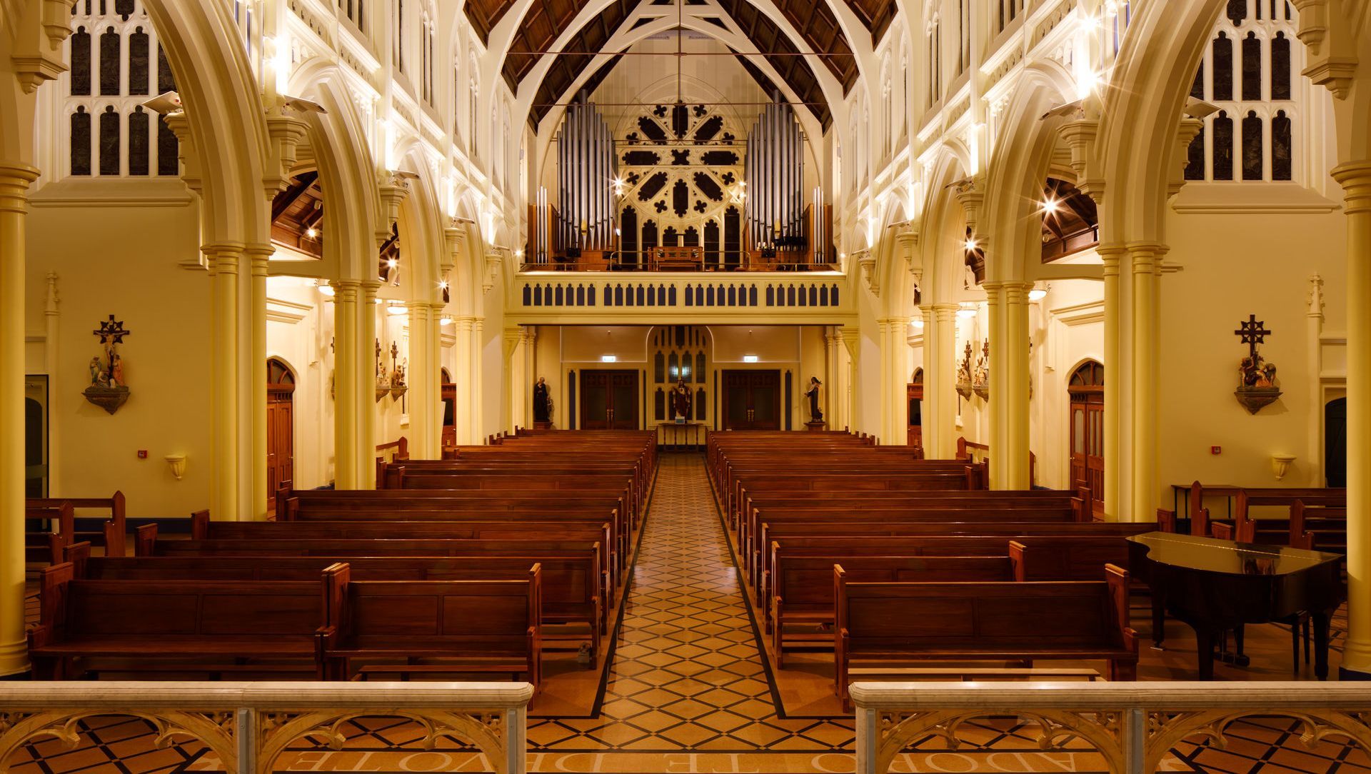 St Mary of the Angels, Wellington banner