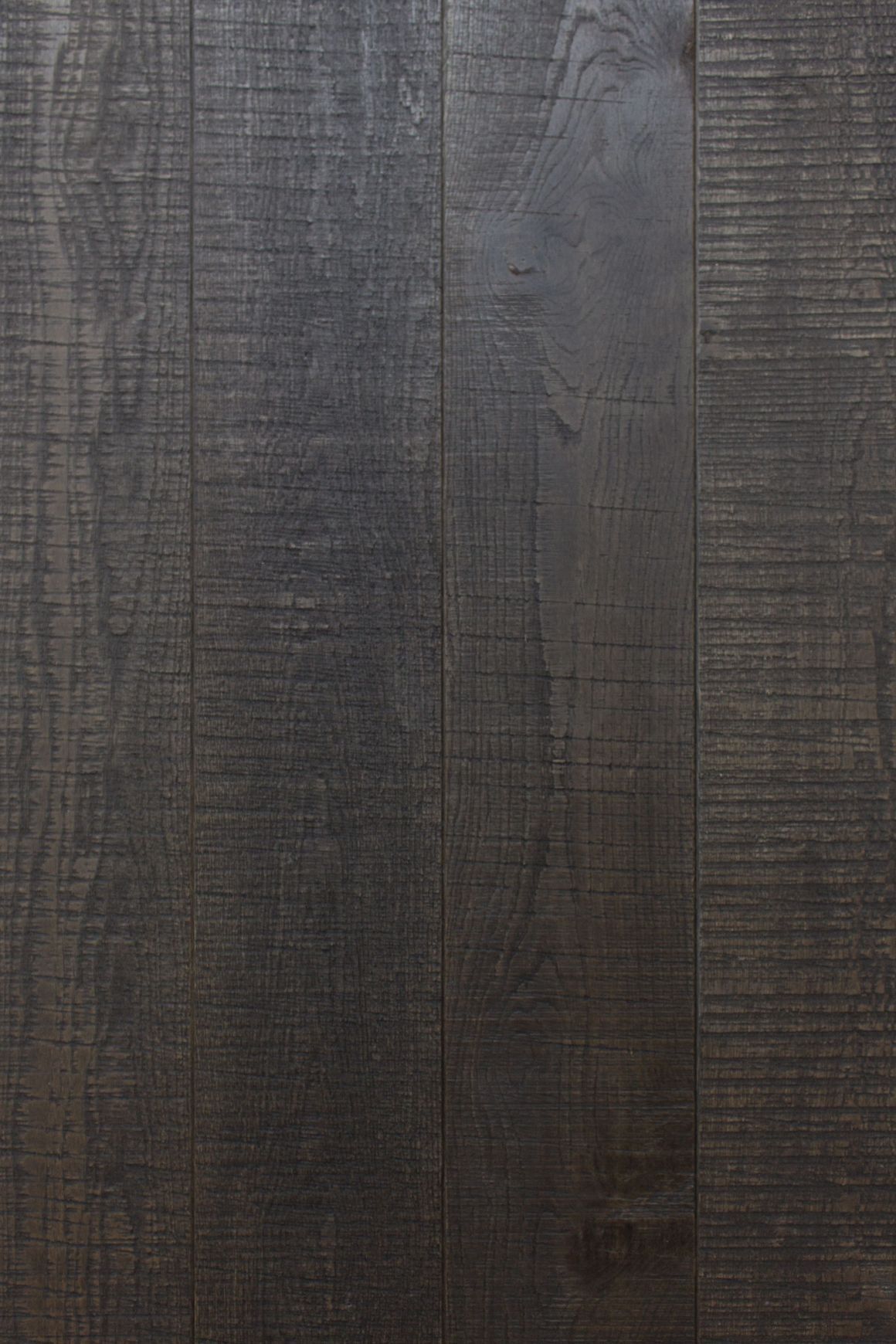 Tactile Ebony - Sawmarked Oak Panelling