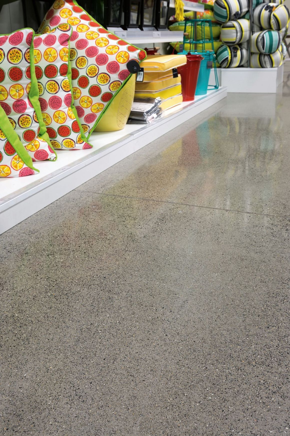 Diamond Polished Concrete Floor - Beach House