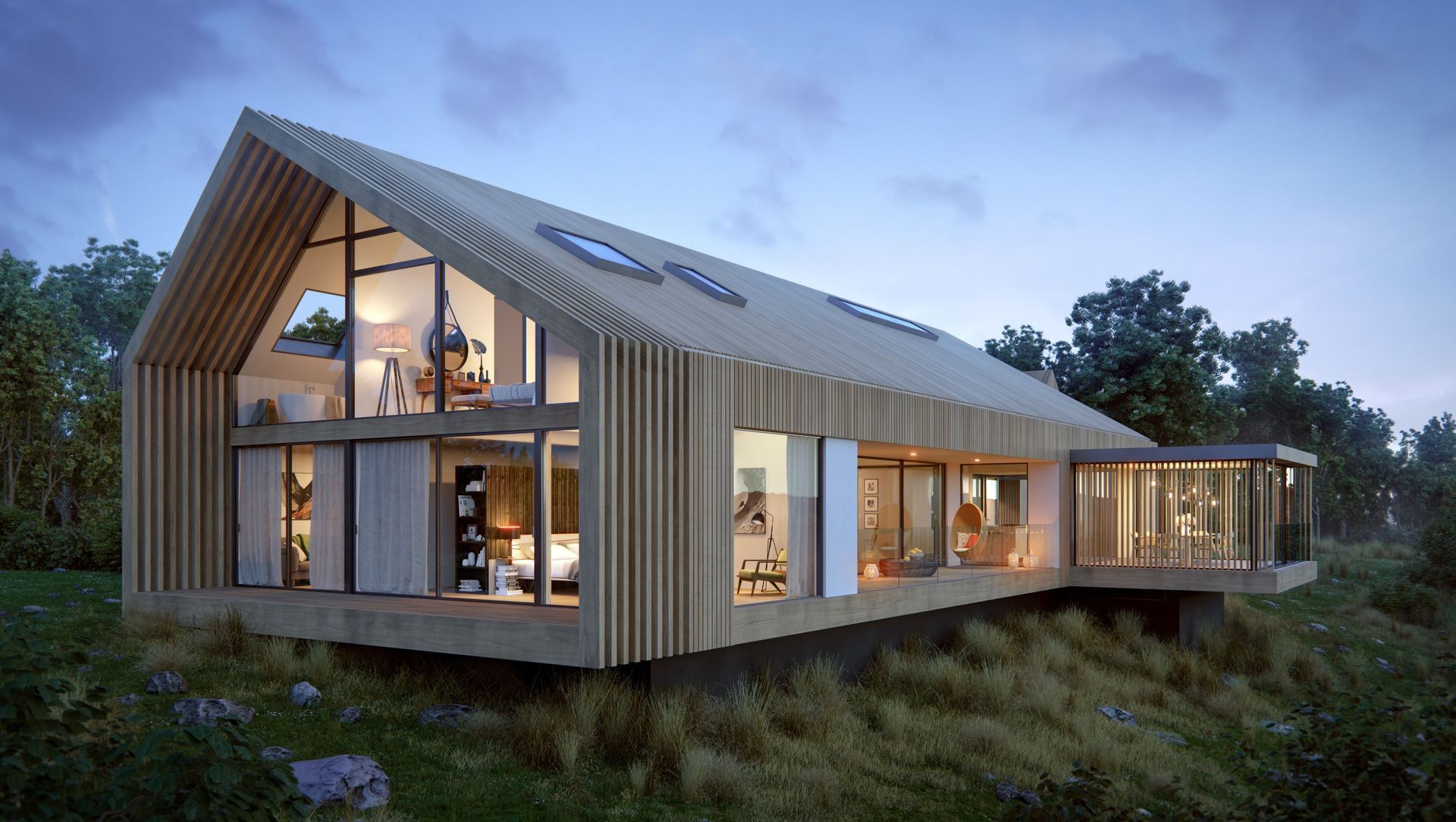 Contemporary Barn House banner