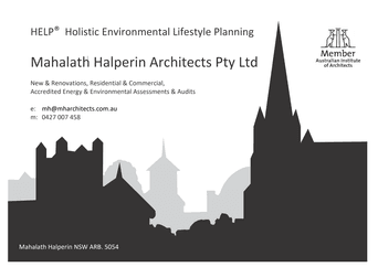 Mahalath Halperin Architects professional logo