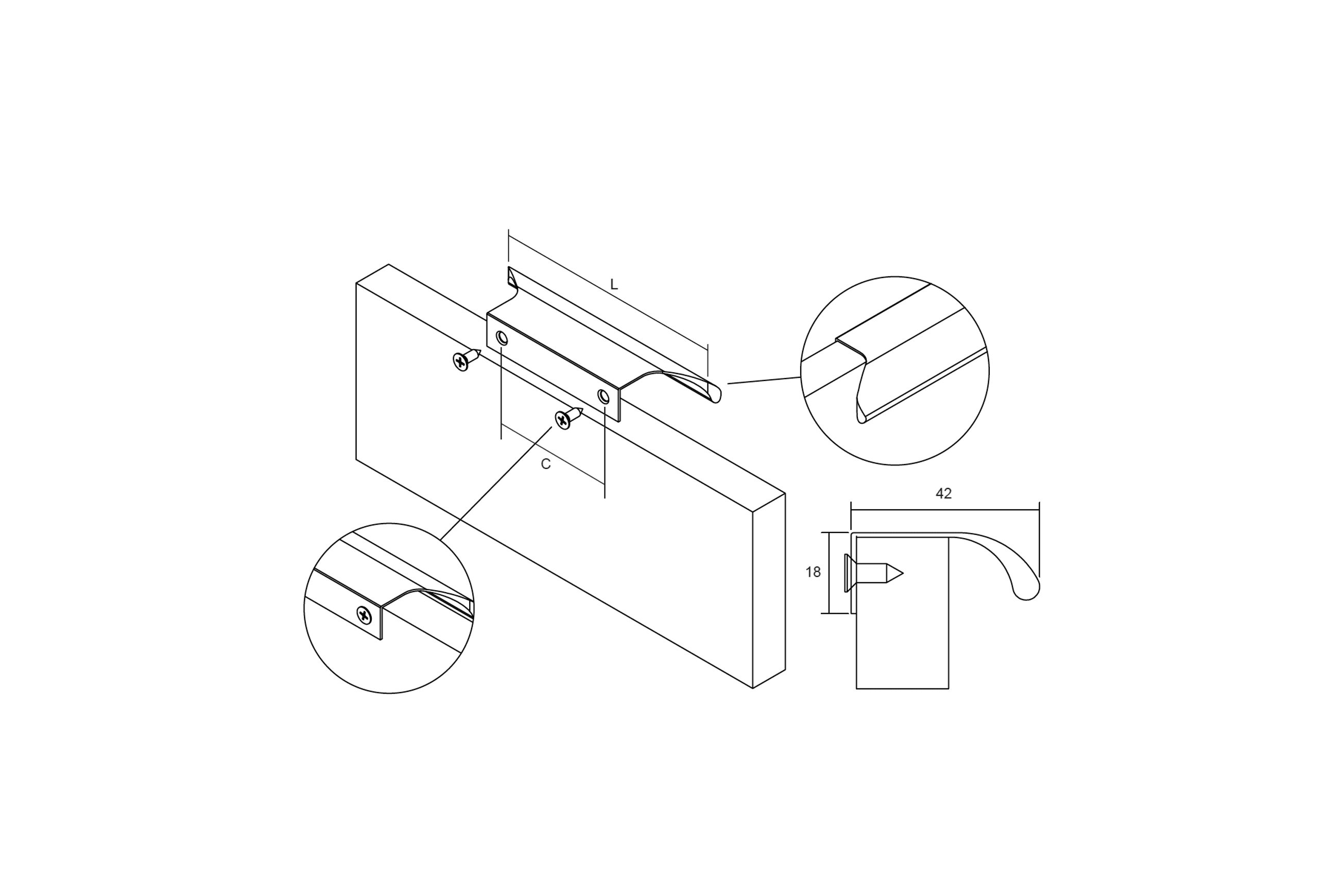 RITTA Cabinet Handle