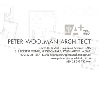 Peter Woolman Architect professional logo