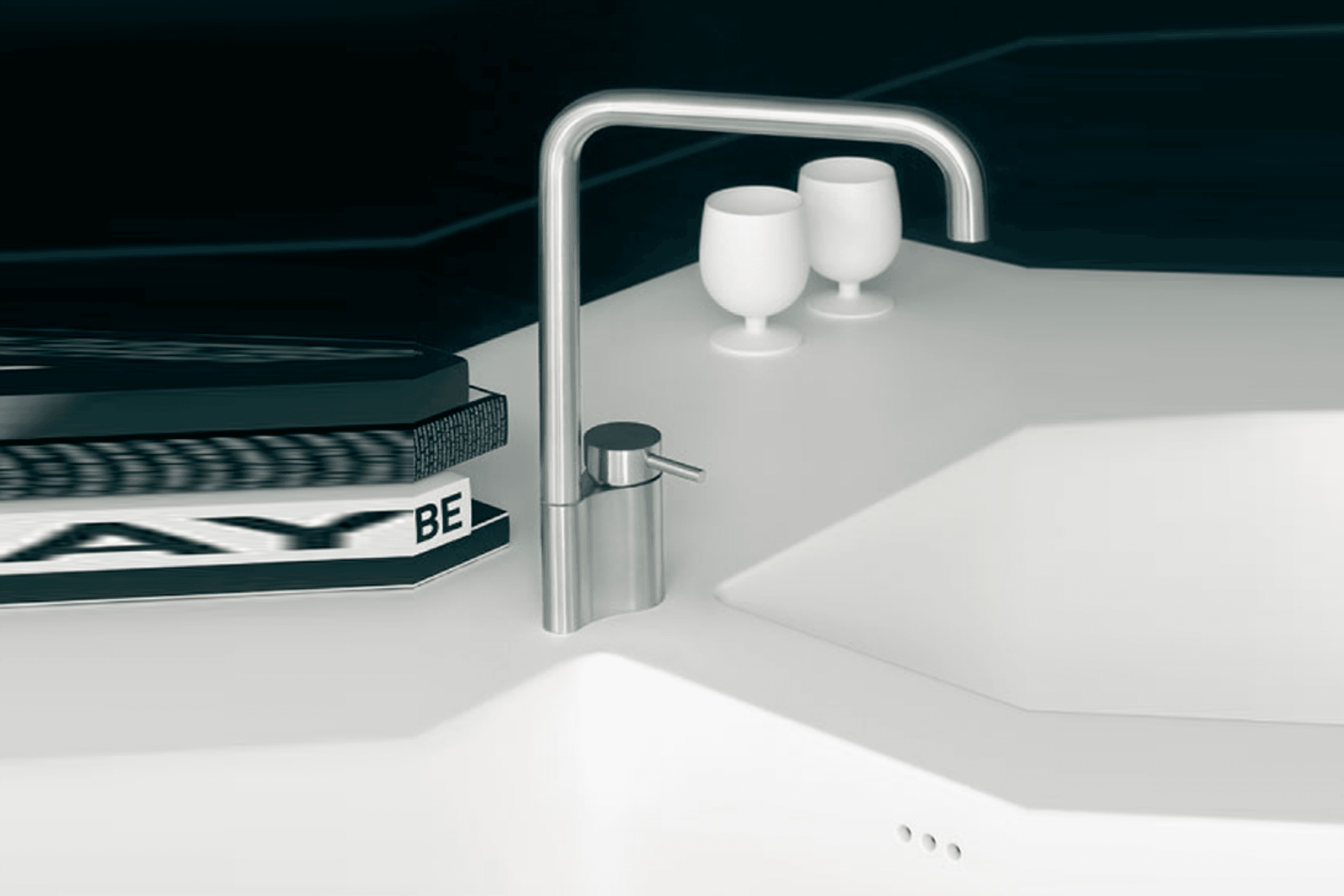 Ottavo 136AS Kitchen Sink Mixer by QUADRO