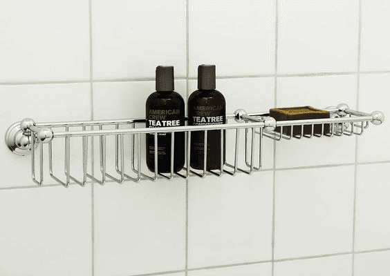 Perrin & Rowe Shower Basket with Soap Tray