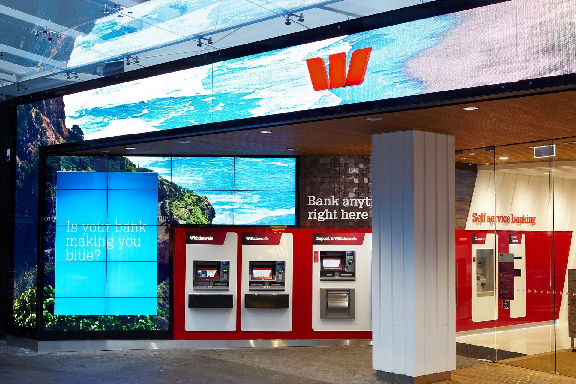 Westpac signature branch, 79 Queen St, Auckland