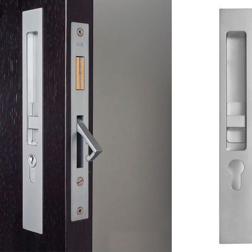 HB638 Sliding Door Lock – 55mm Backset with Integrated