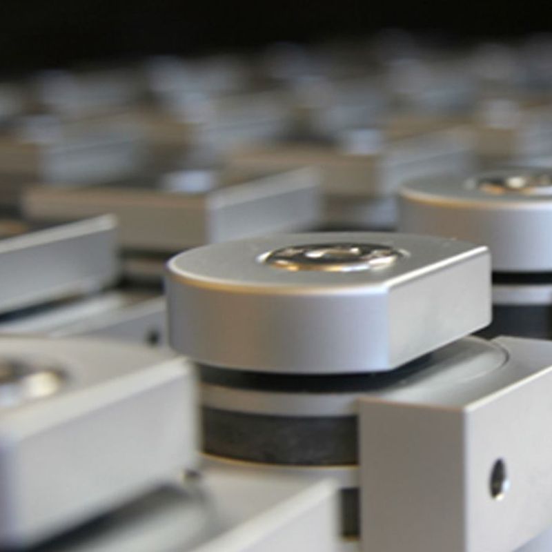 HB710-L Round Magnetic Floor Mount Doorstop