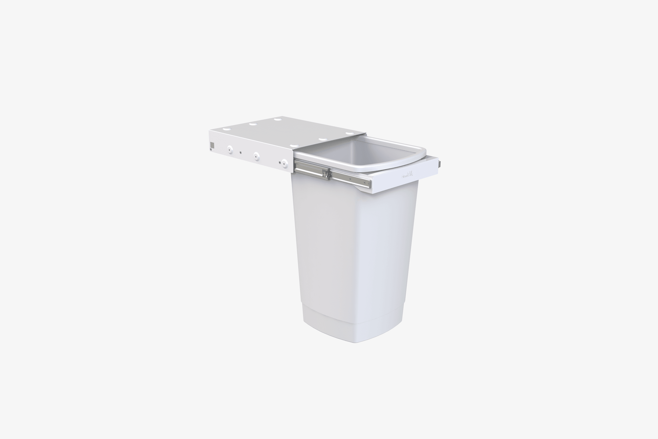 Compact Bin Storage - 1 x 50 Litre Bucket - Handle Pull