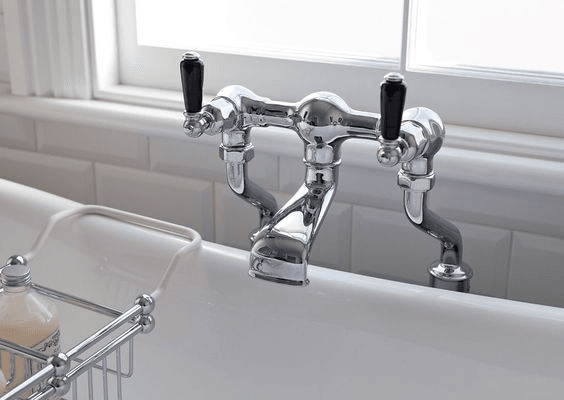 Perrin & Rowe Classical Bath Filler With Levers