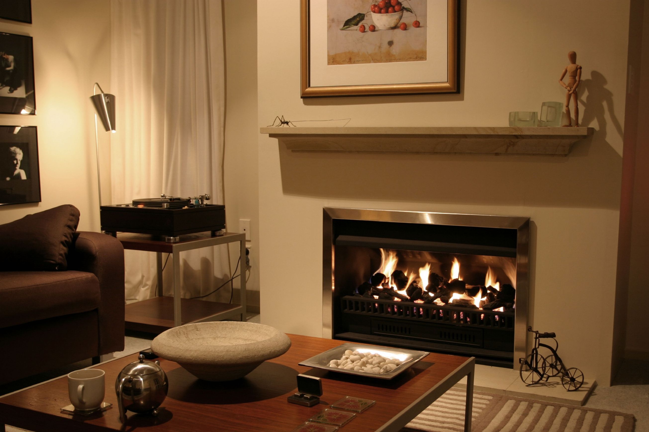 Thermoflow Open Gas Fireplace
