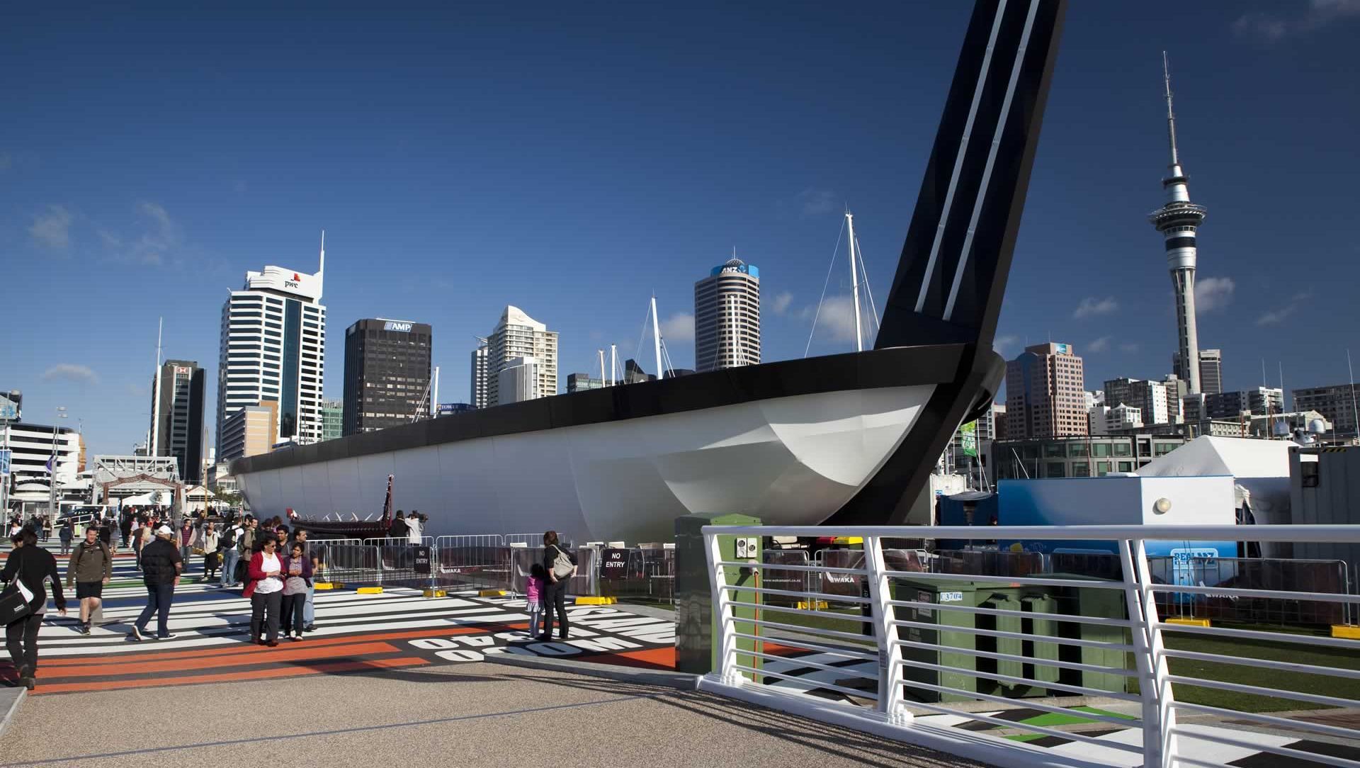 WAKA Maori – Rugby World Cup banner