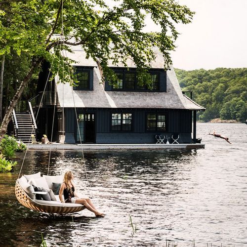 Swingrest Outdoor Hanging Lounger by Dedon