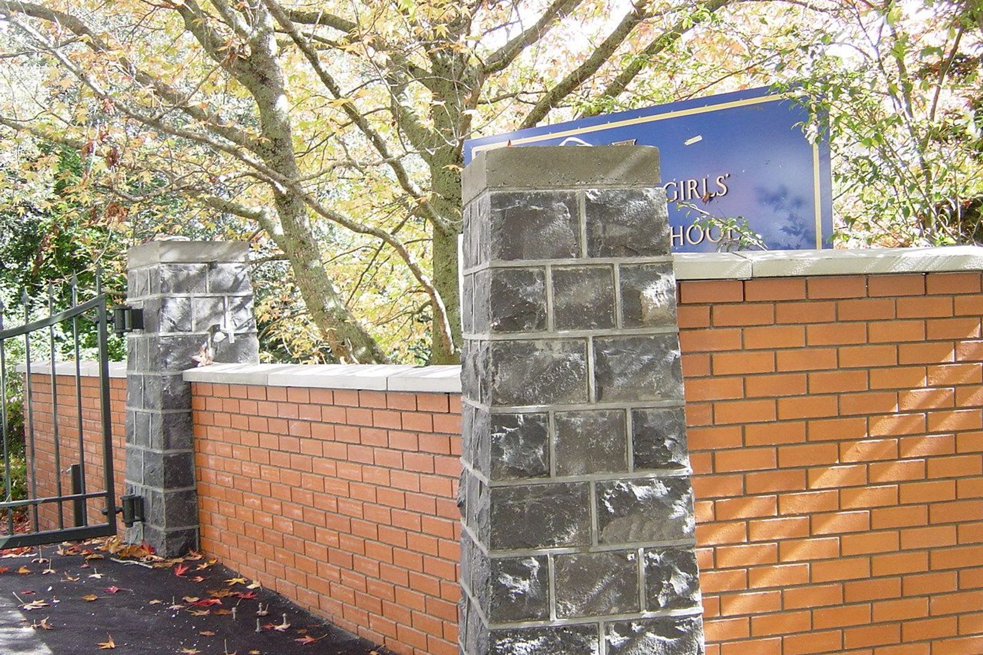 Fence capping Auck Girls Grammar