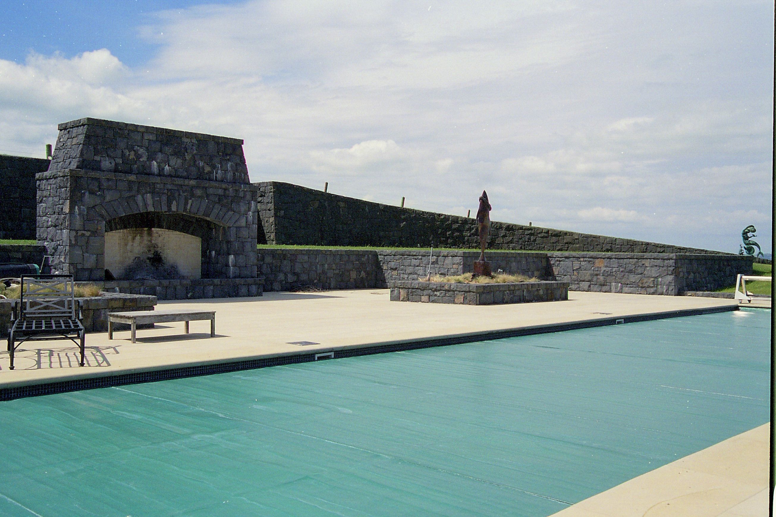 Stone Fireplaces & Chimneys