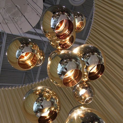 Fort Knox Silver Pendant Light by Viso