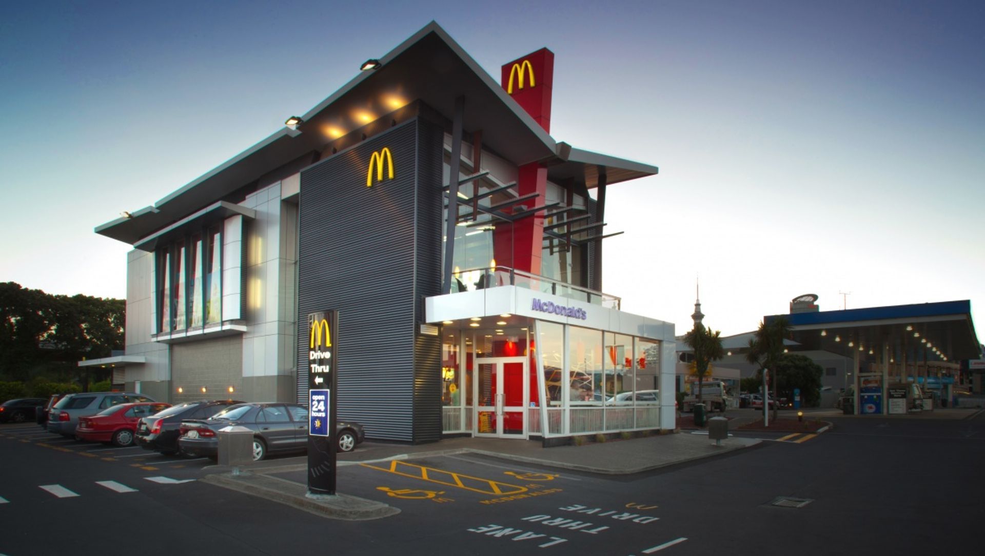 Mcdonald's Quay Street banner