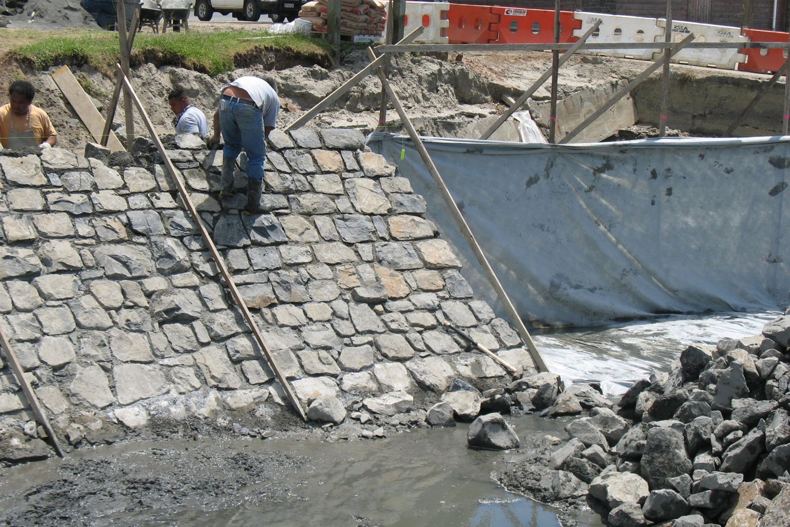 Stone Sea Walls