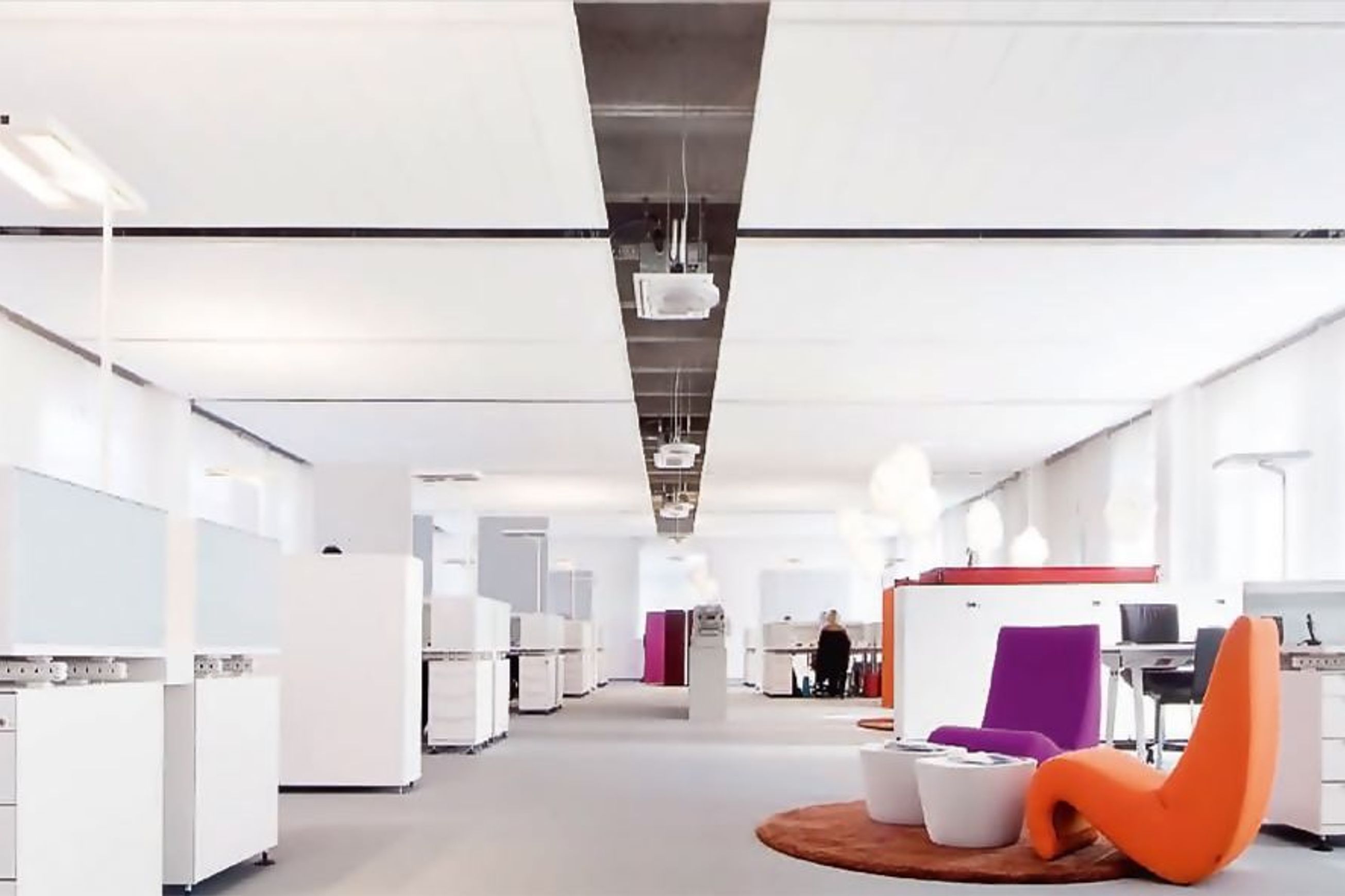 Specialty and Metal Pan Ceiling Panel, AMF Thermatex Sonic Sky