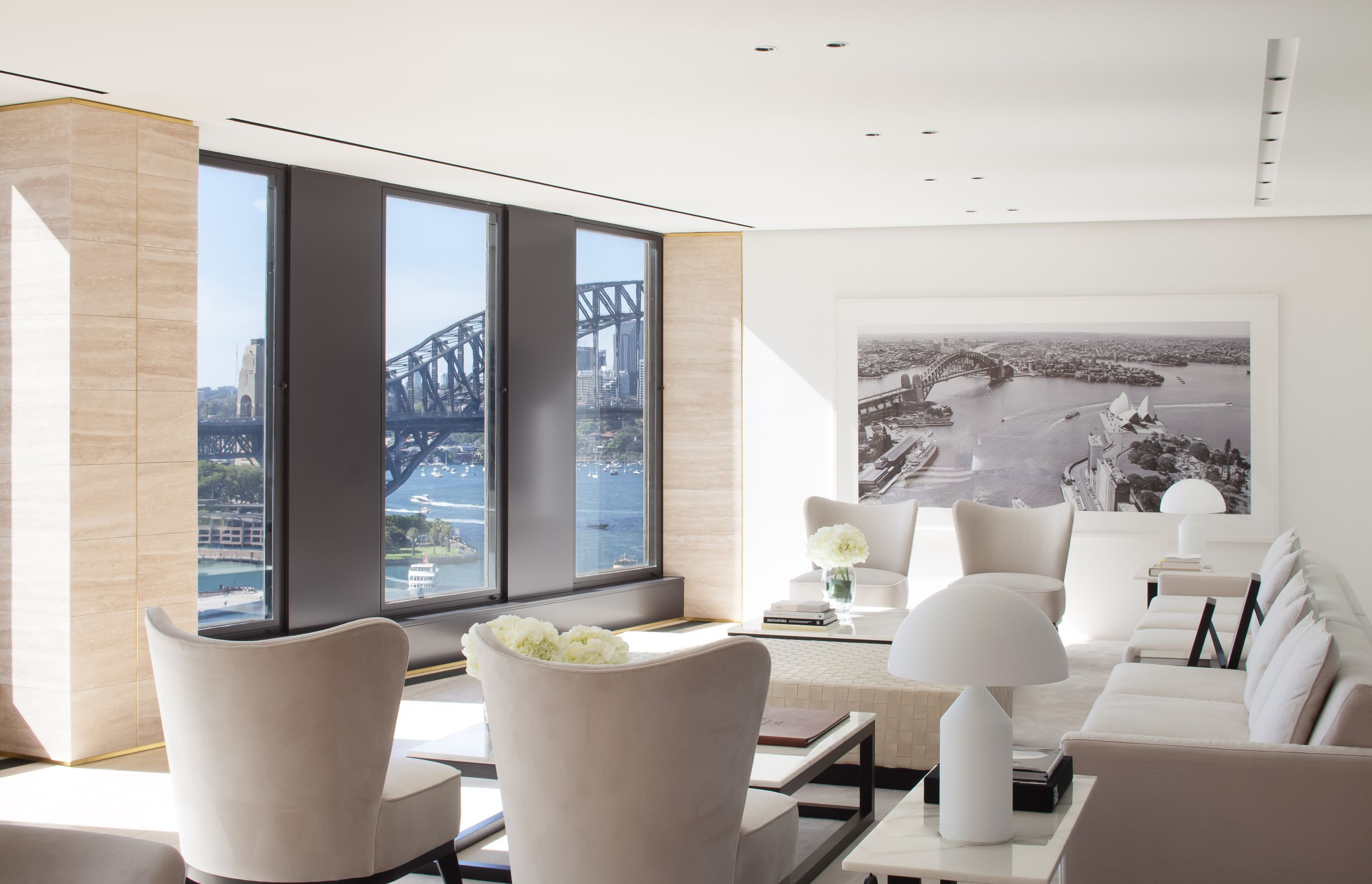 Opera Residences, Sydney. Lead interior design by Tracey Wiles for Woods Bagot, with architecture by Tzannes.