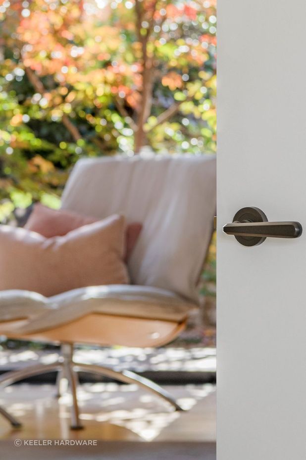 Rounded and curved hardware are becoming popular choices.