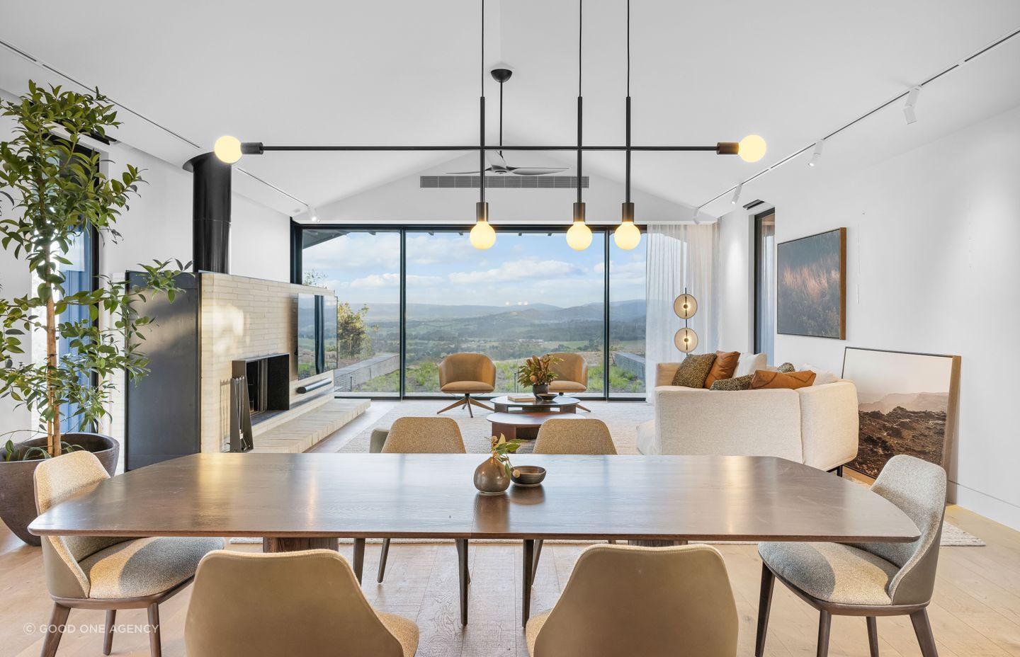 Living with stunning views from every room