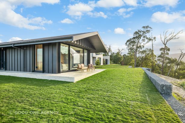 Exterior cladding in Colorbond Matt Monument