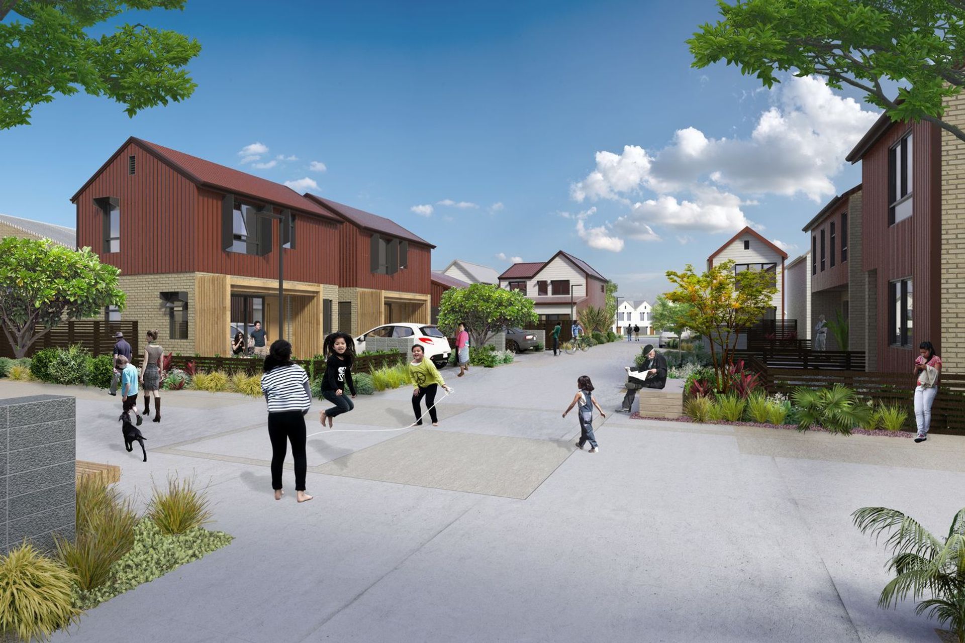 The Fenchurch neighbourhood is a blind mixed-tenure model, which means there are social, affordable and market homes.