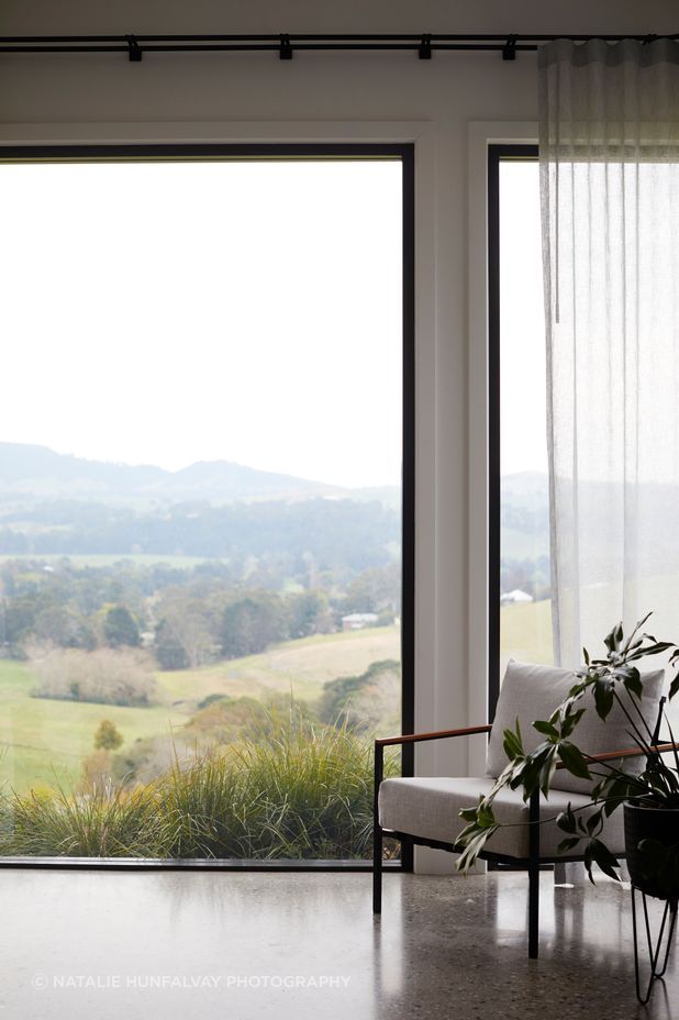 Polished concrete features throughout.