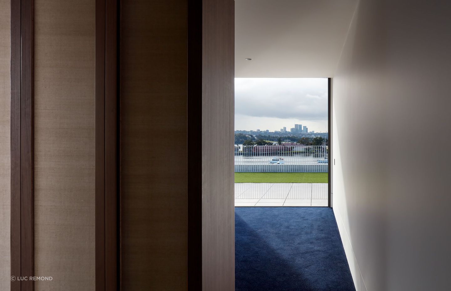 Elevated balconies with panoramic water views.