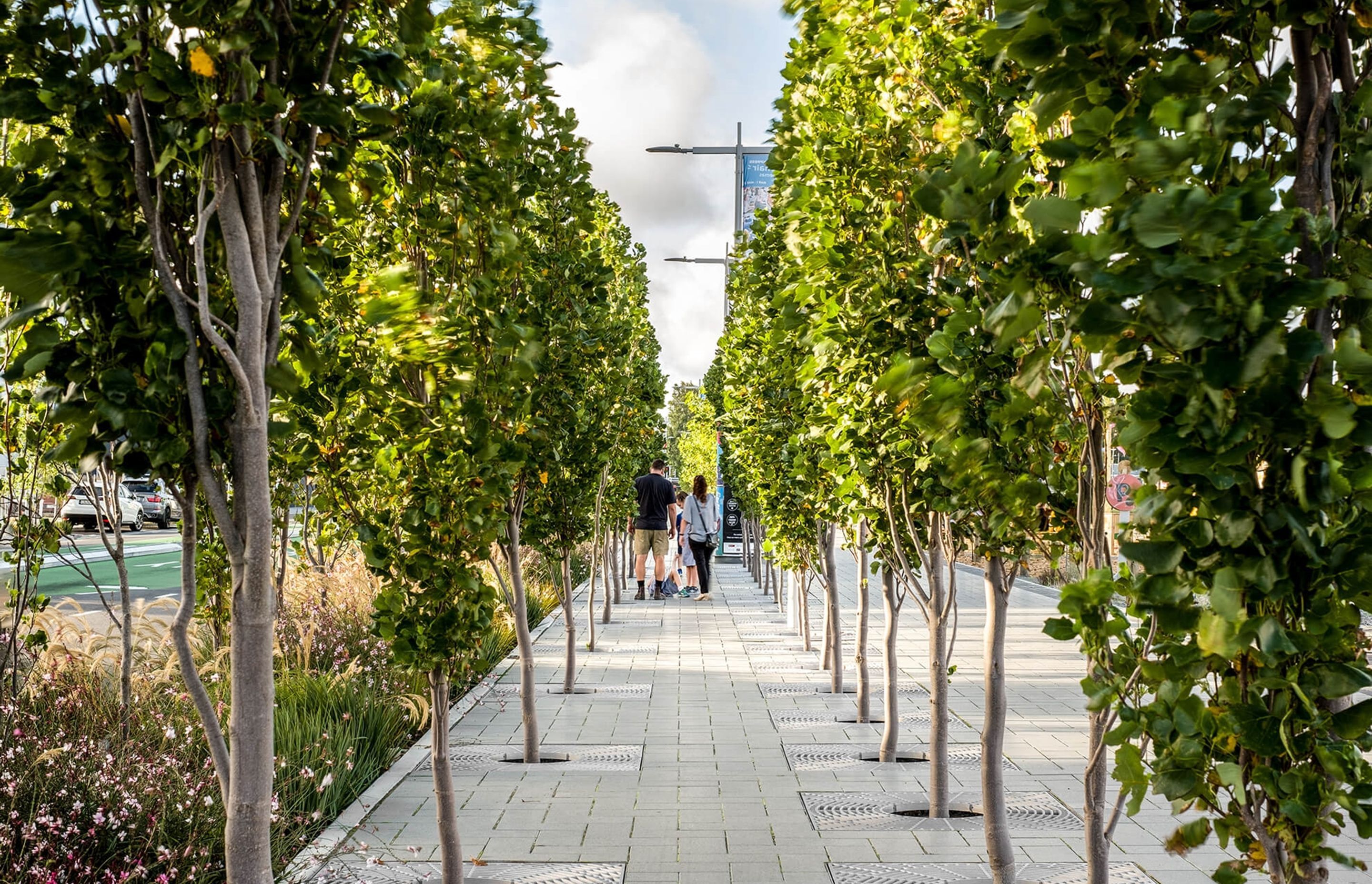 Jasmax reimagines over 75,000m² of Christchurch's travel network and public realm, providing the foundation for a healthier and safer city centre that aims to triple cycle and pedestrian movement by 2041 in line with increasing population growth.