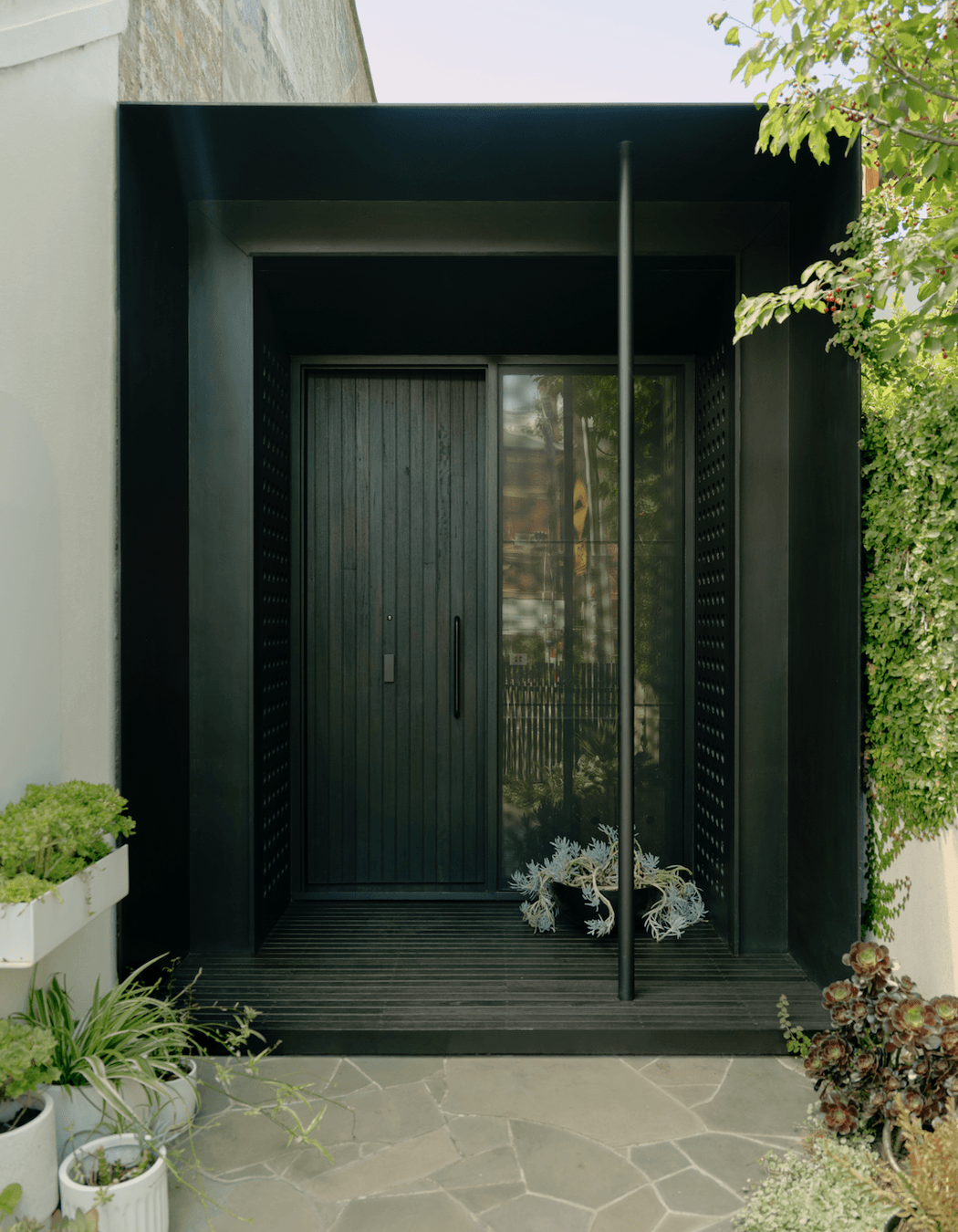 “We actually quite liked the fact that [the laneway extension] looks like a skinny, separate house. That's kind of deliberate."