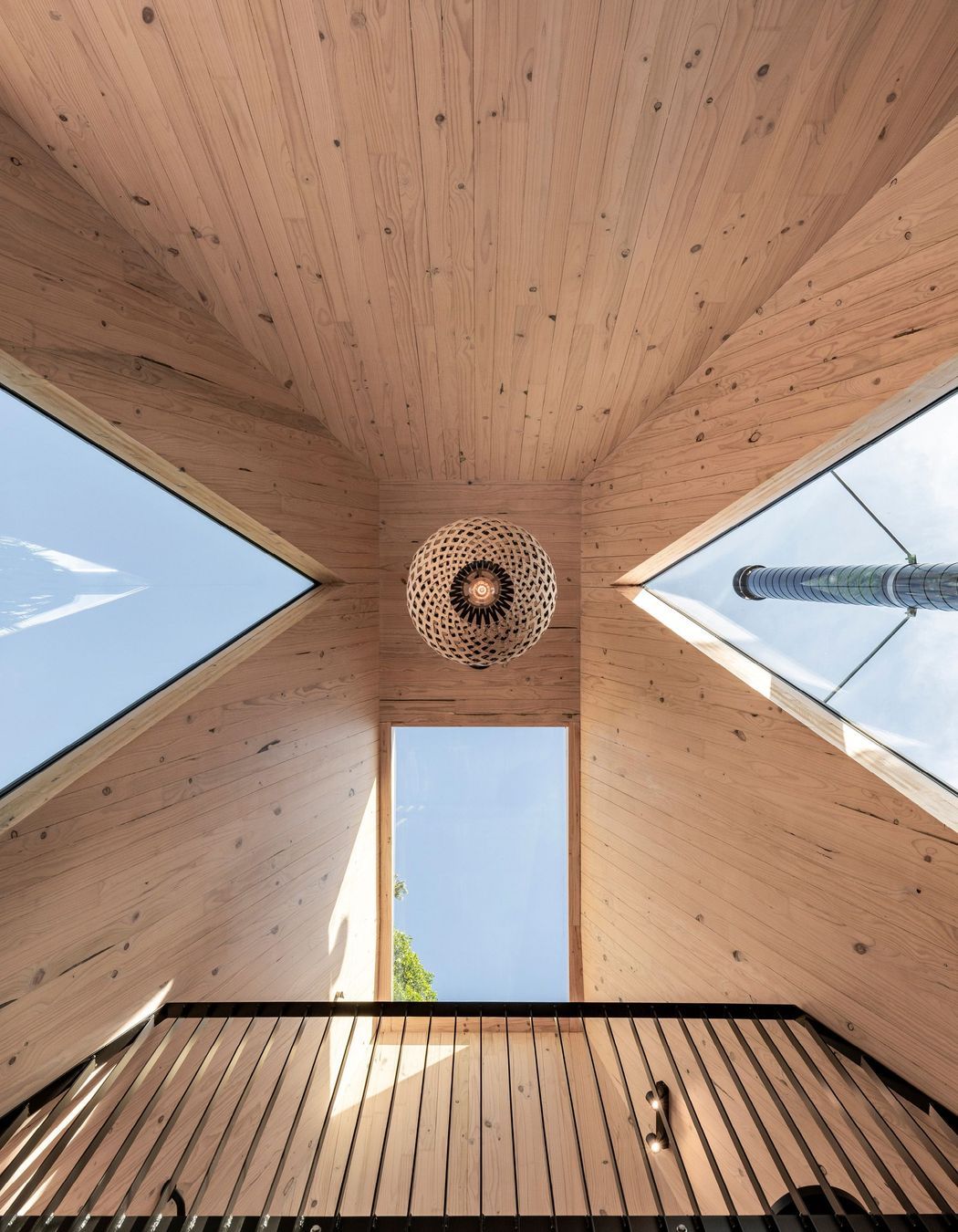 The skylights create a beautiful connection with the weather, anchoring visitors with a sense of place.