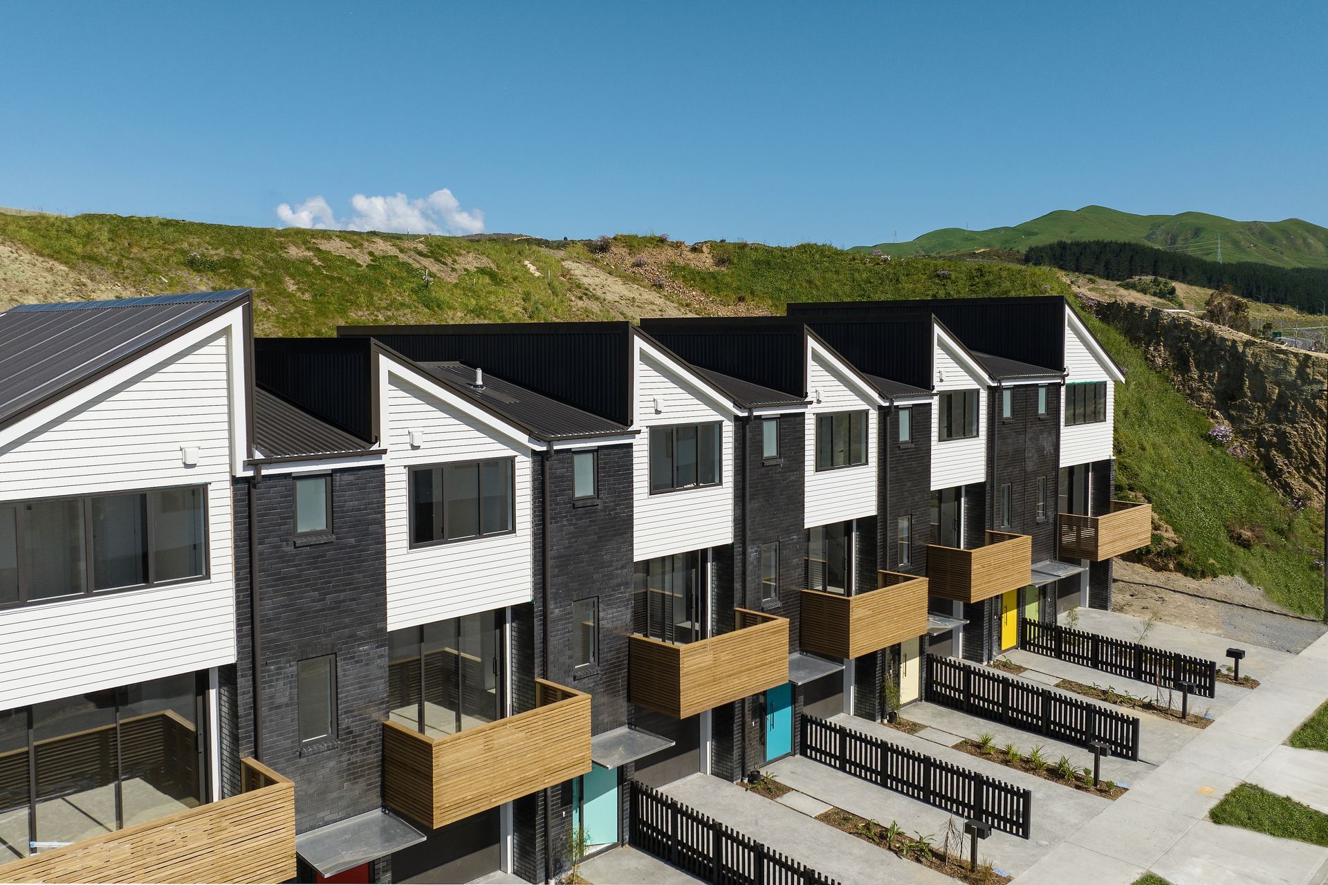 The initial ground preparation for the development was extensive.