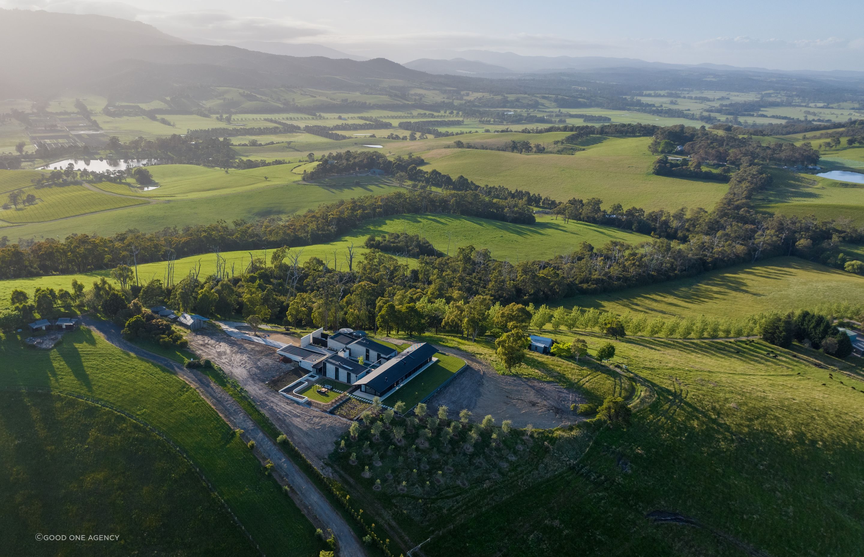 The stunning property set atop the Yarra Valley