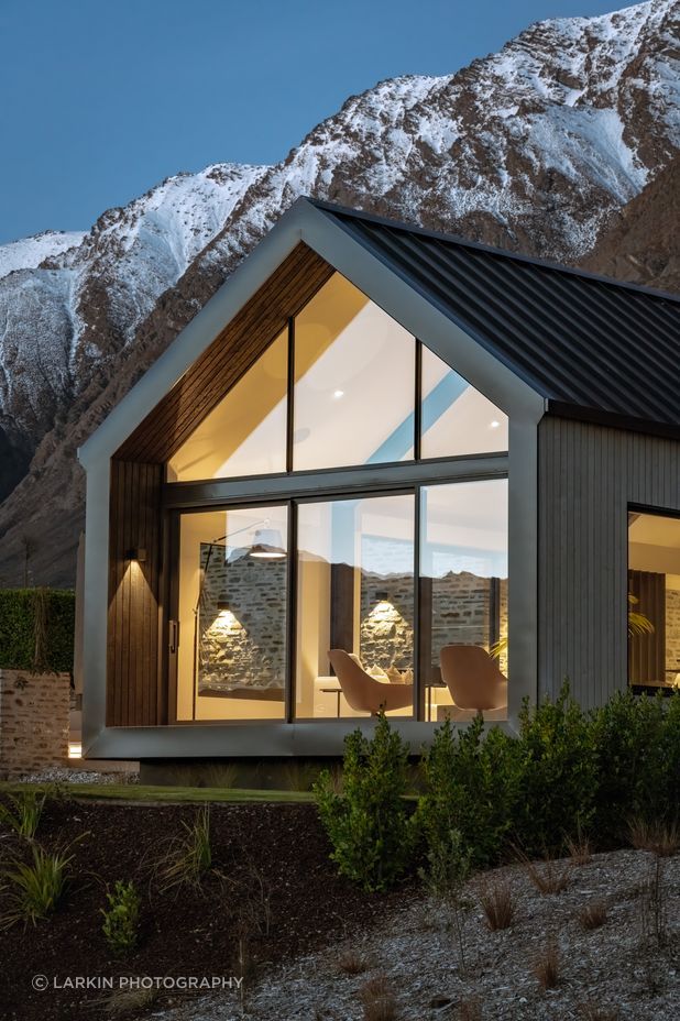 Full height windows offer majestic views