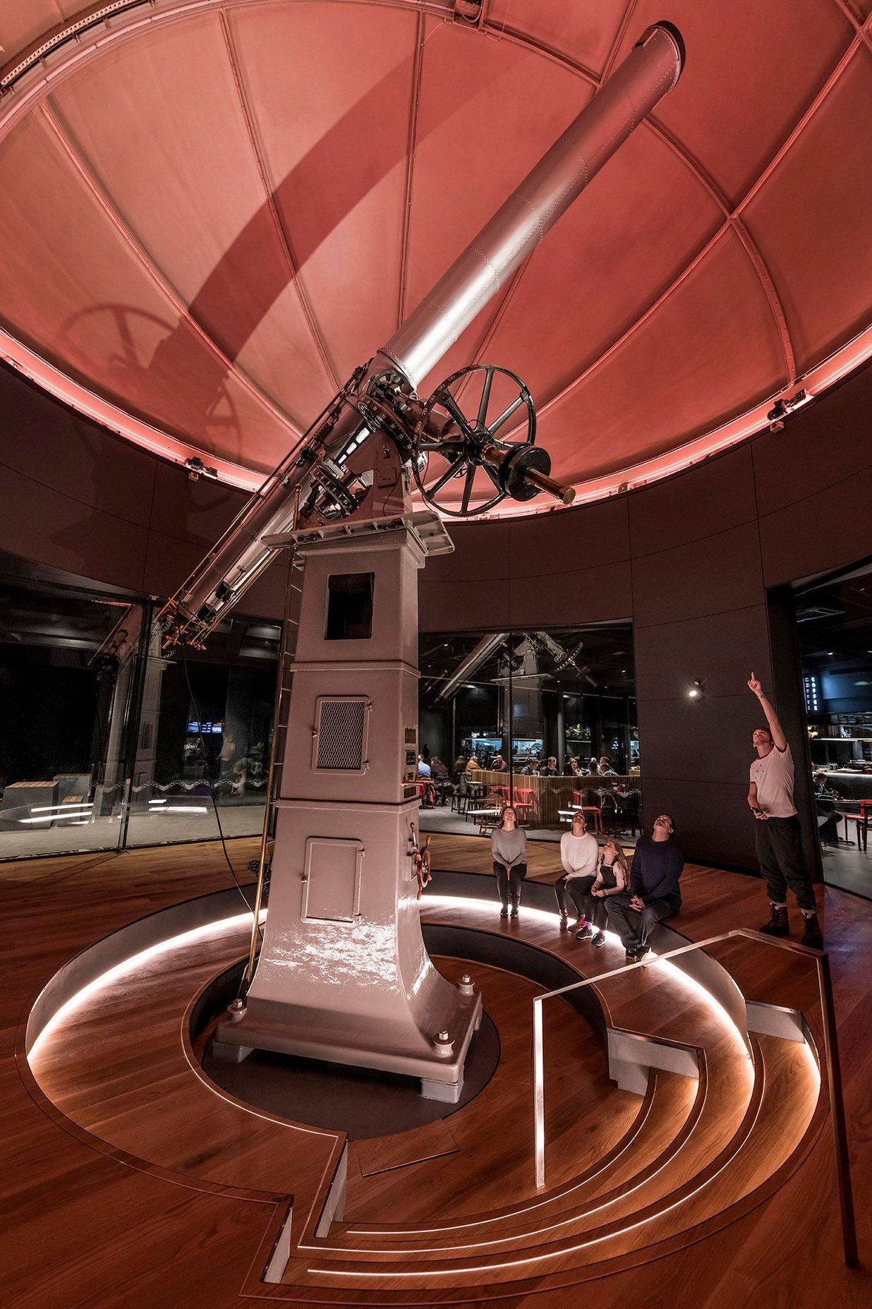 The 130-year-old telescope at the Dark Sky Project.