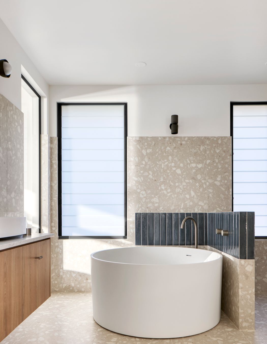 The Master ensuite with an elegant material mix