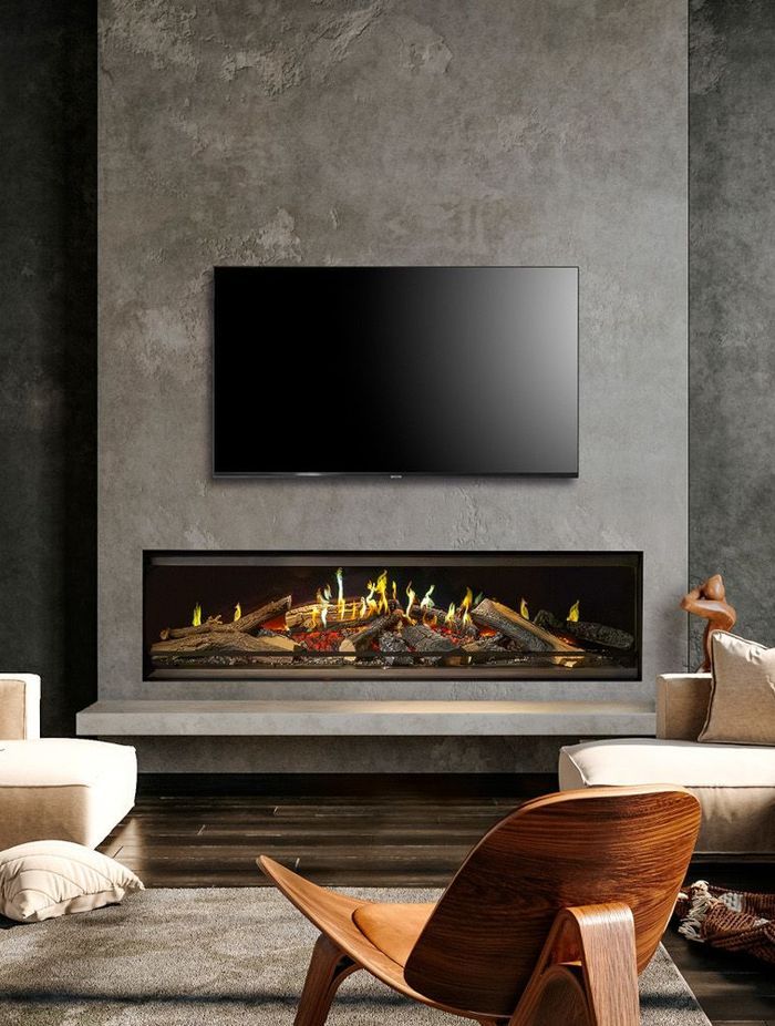 Kalfire offers a realistic flame and media bed.