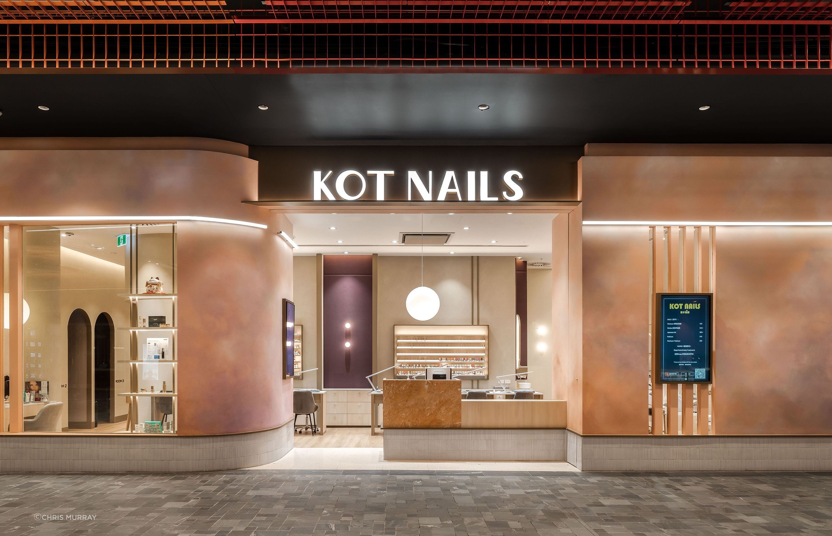 A nail spa reimagined as a form of escapism.