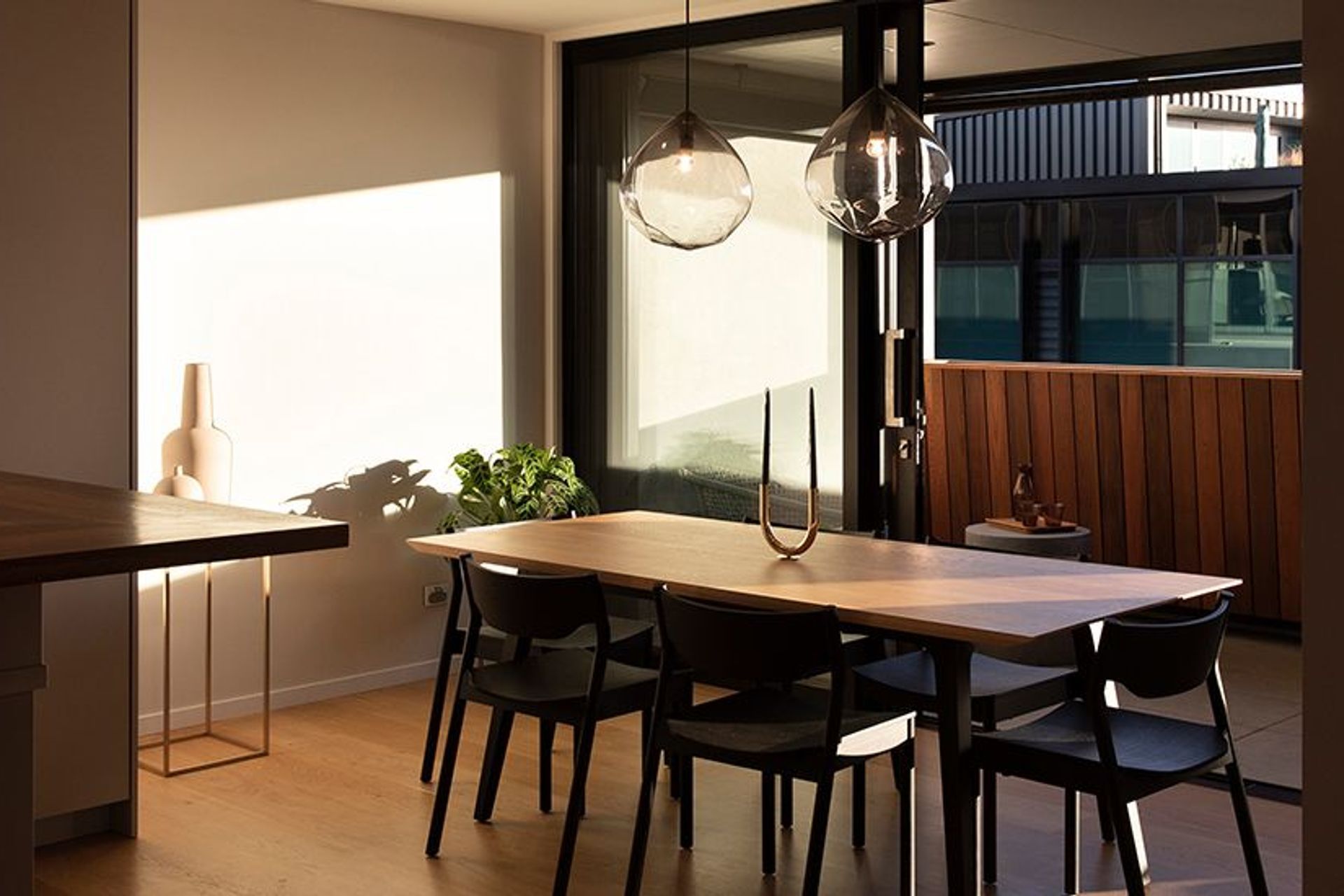 In the future, we will adopt more economical kitchens, like at this Aria Apartment in Auckland's Vinegar Lane, that efficiently utilises space and natural materials known to be anti-bacteria as well as aesthetically pleasing. Photograph by David Straight.