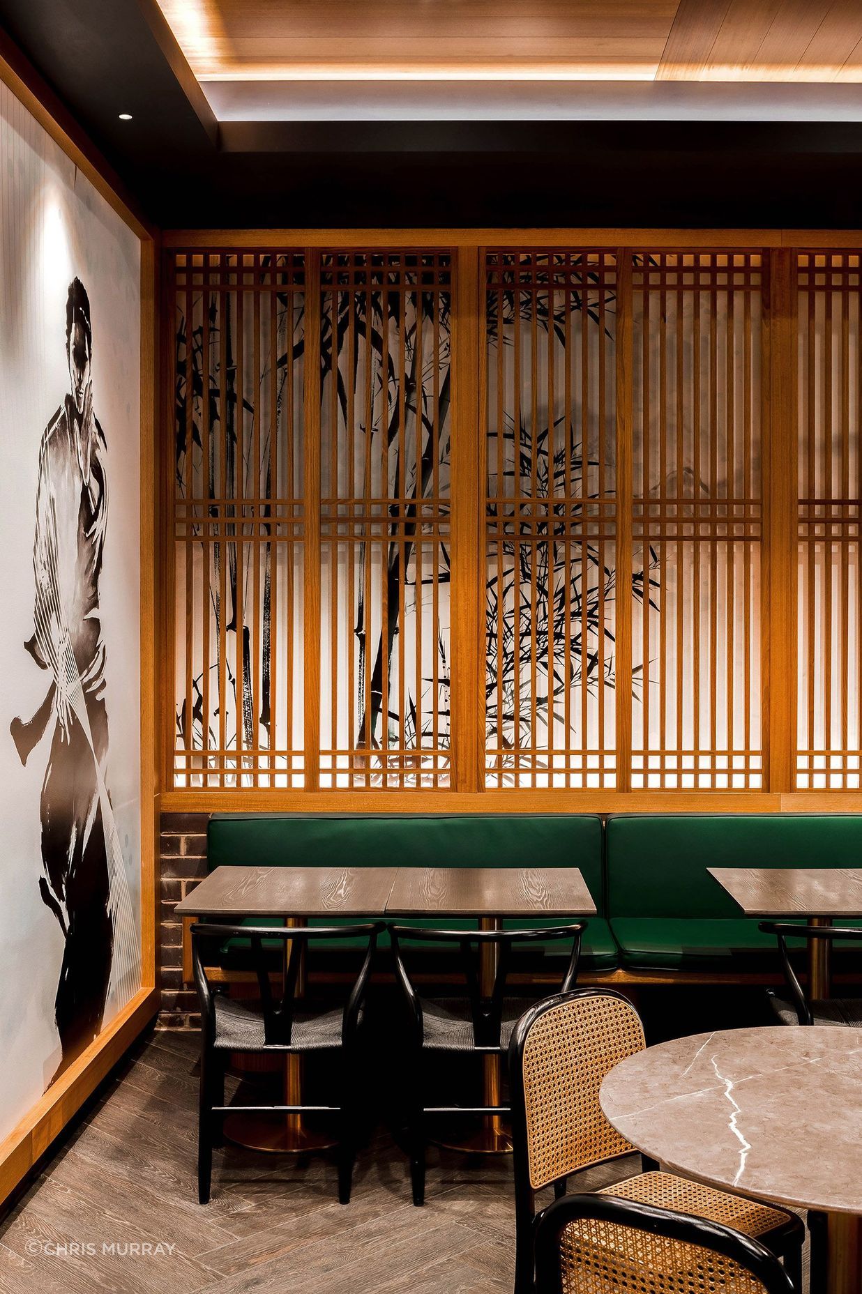 Elvin Tan's design blends undeniably Chinese imperial elements.