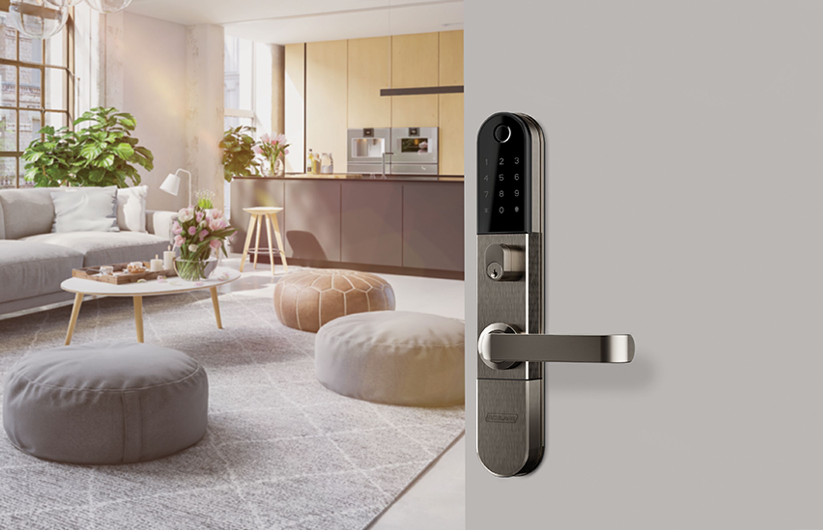The Schlage Omnia is particularly suited to the multi-unit market where issues around accessibility and safety are key. It can easily be retro-fitted and comes in two finishes including satin nickel plate.